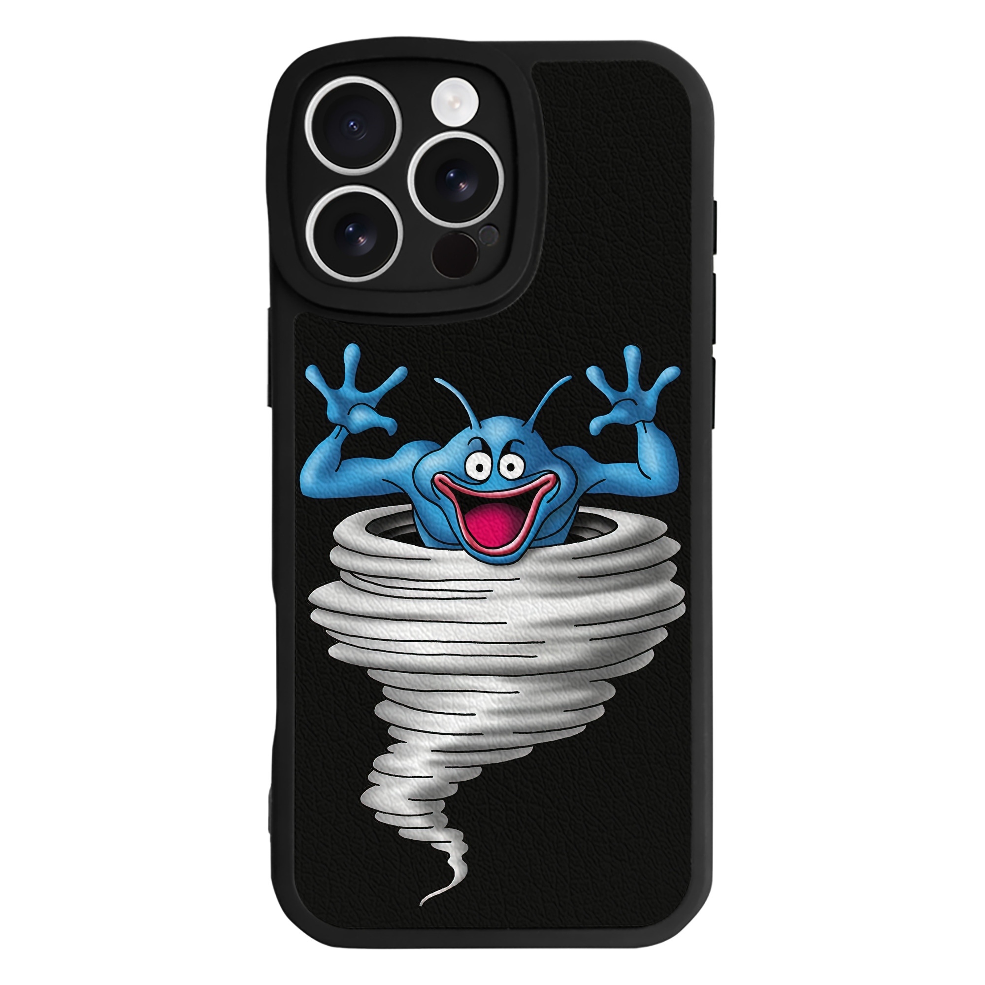 （画像用） ドラゴンクエスト Doragon Kuesuto Dragon Quest 【iPhone 16シリーズ対応】シリコンスマホケース（レザー調） 材質：シリコン